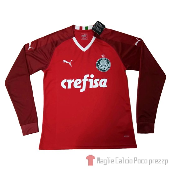Maglia Palmeiras Portiere Manica Lunga 2019 Rosso - Clicca l'immagine per chiudere